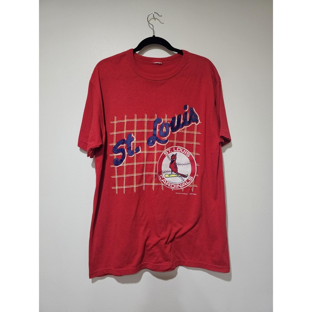 Vintage St. Louis Cardinals Shirt Mens Large MLB Baseball Champion Products 90s